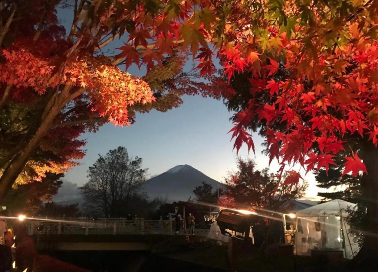 פוג'יקאוואגוצ'יקו Mt Fuji Glamping Tourist Villa Kawaguchiko מראה חיצוני תמונה