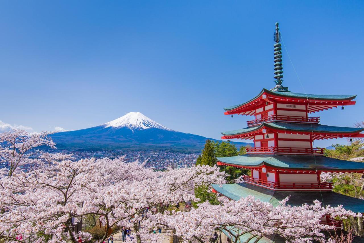 פוג'יקאוואגוצ'יקו Mt Fuji Glamping Tourist Villa Kawaguchiko מראה חיצוני תמונה